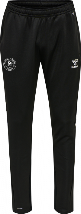 Hummel - Hjorten Fodbold Coach Pants - Zwart & wit