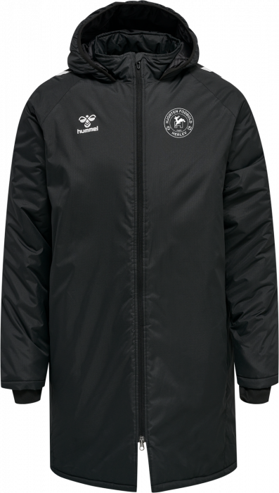 Hummel - Hjorten Fodbold Coach Winter Jacket - Noir & blanc